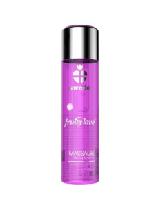 SWEDE - FRUITY LOVE WARMING EFFECT MASSAGE OIL PINK RASPBERRY AND RHUBARB 60 ML