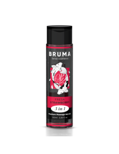 BRUMA - PREMIUM MASSAGE HOT OIL STRAWBERRY 3 IN 1 - 100 ML 2