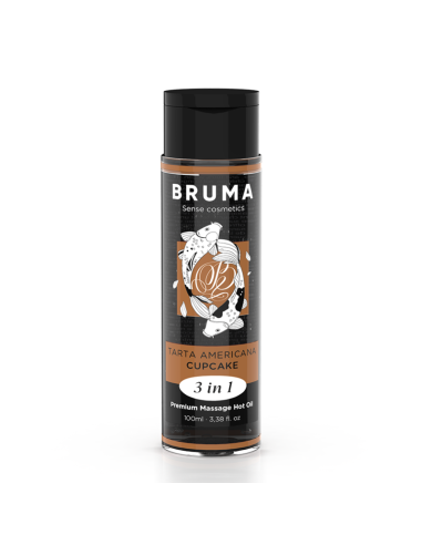 BRUMA - PREMIUM KLASĖS MASAŽINIS KEKSIUKAS HOT ALIEJUMI 3 IN 1 - 100 ML