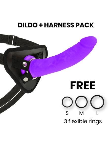 DELTA CLUB - TOYS ARNES DONG PURPLE SILICONE 20 CM -O- 4 CM