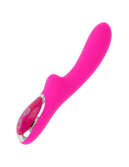 OHMAMA - magnetinis vibratorius su įkrovimu, 10 greičių, 21 cm