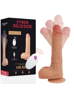CYBER SILICOCK - NUOTOLINIO VALDYMO PULTAS REALISTIŠKAS MR RICK 20.9 CM -O- 4 CM