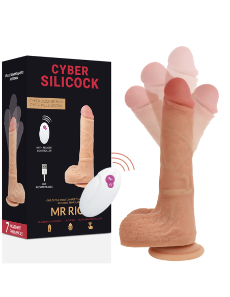 CYBER SILICOCK - NUOTOLINIO VALDYMO PULTAS REALISTIŠKAS MR RICK 20.9 CM -O- 4 CM
