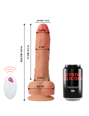 CYBER SILICOCK - REMOTE CONTROL REALISTIC MR RICK 20.9 CM -O- 4 CM