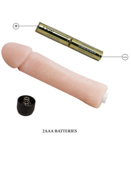 BAILE - MEILĖS PALYDOVANĖS DILDO VIBRATORIUS 25 CM