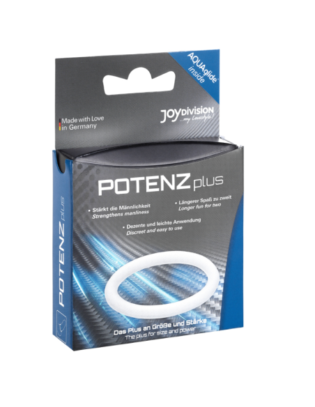 JOYDIVISION POTENZDUO - PLUS BALTASIS ŽIEDAS - M