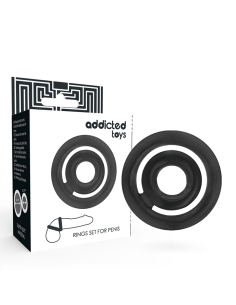 ADDICTED TOYS - POTENZ- C-RING PENIS BLACK 2