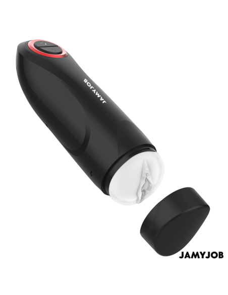 JAMYJOB - GRAVITY AUTOMATINIS VAGINOS MASTURBATORIUS SU 5 STUMIMO REŽIMAIS IR GARSO EFEKTU