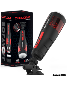 JAMYJOB - CIKLONO AUTOMATINIS VAGINOS MASTURBATORIUS SU 10 SUKIMO IR STUMIMO REŽIMŲ