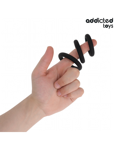 ADDICTED TOYS - SET OF SILICONE RINGS MODEL 1