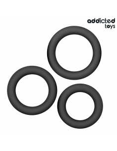 ADDICTED TOYS - SILIKONINIŲ ŽIEDŲ RINKINYS, 1 MODELIS
