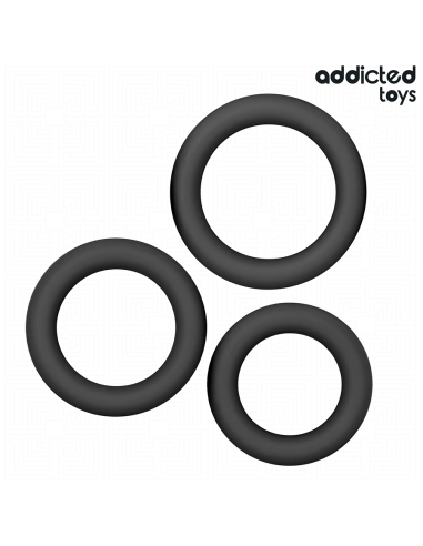 ADDICTED TOYS - SET OF SILICONE RINGS MODEL 1