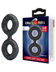 CRAZY BULL - RADWAN DVIGUBAS SILIKONINIS ŽIEDAS, MODELIS 19 2