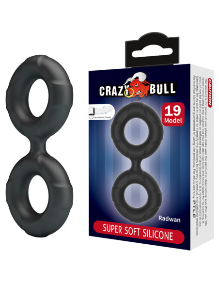 CRAZY BULL - RADWAN DVIGUBAS SILIKONINIS ŽIEDAS, MODELIS 19