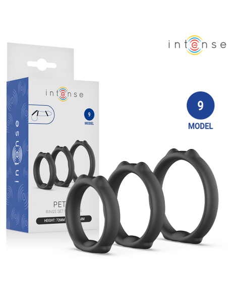 INTENSE - PETER SET OF 3 PENIS RINGS MODEL 9