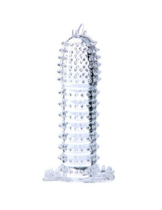 BAILE - PENIS SHEATH WITH TRANSPARENT STIMULATING POINTS 14 CM