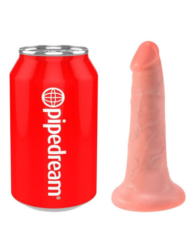 KING COCK - Dildo su kamuoliukais, 14 cm, minkštas