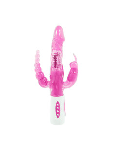 BAILE - PRETTY BUNNY trigubas vibratorius su rotatoriumi
