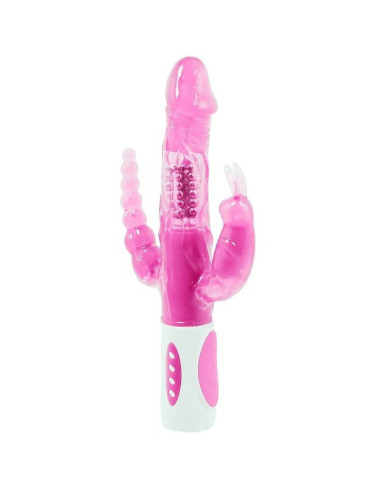 BAILE - PRETTY BUNNY trigubas vibratorius su rotatoriumi