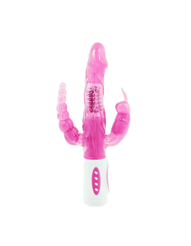 BAILE - PRETTY BUNNY trigubas vibratorius su rotatoriumi