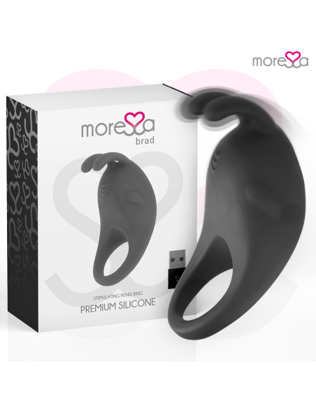 MORESSA - BRAD PREMIUM SILICONE ĮKRAUNAMAS JUODAS