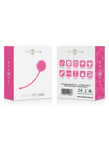 INTENSE - KISHA FIT ONE SILIKONINIS KEGELIO ĮTAMPOS FUKSIJOS SPALVOS