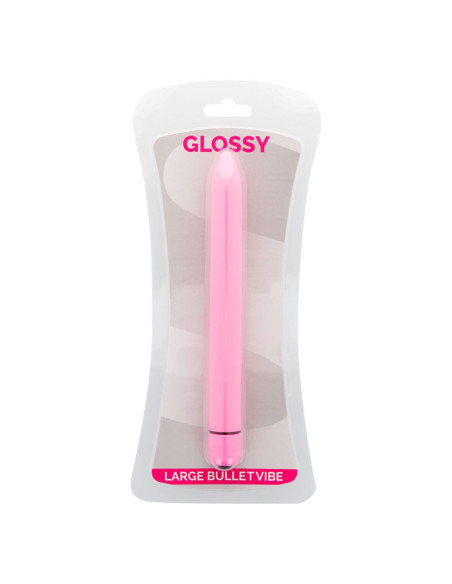 GLOSSY - PLONAS VIBRATORIUS ROŽINĖS SPALVOS