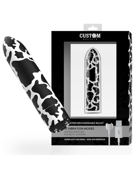 CUSTOM BULLETS - RECHARGEABLE COW MAGNETIC 10 INTENSITIES