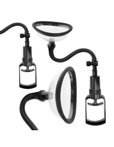 INTENSE - PUMP VAGINAL MANUAL PUMP WITH TWO INTERCHANGEABLE CUPS