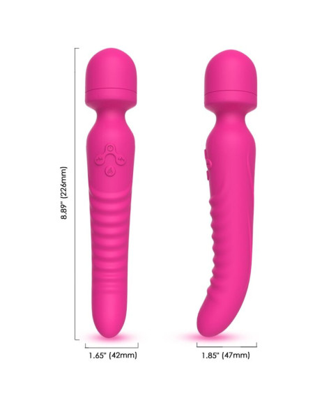 ARMONY - MISSION MASSAGER and VIBRATOR HEAT EFFECT FUCHSIA