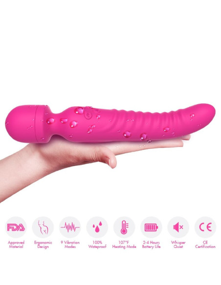 ARMONY - MISSION MASSAGER and VIBRATOR HEAT EFFECT FUCHSIA