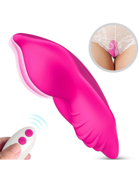 ARMONY - WHISPER WEARABLE PANTIES VIBRATOR REMOTE CONTROL FUCHSIA