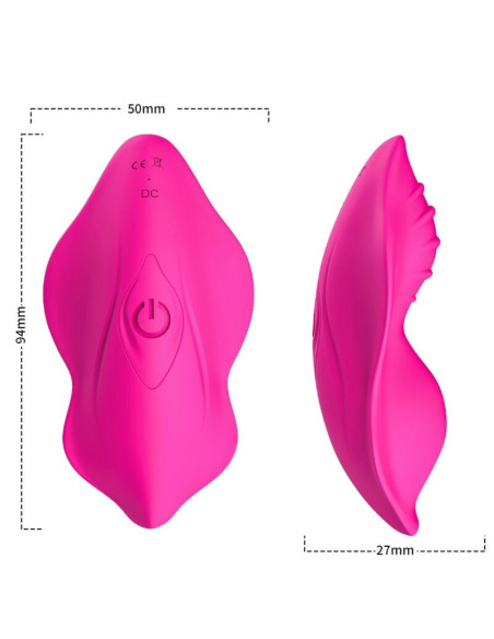 ARMONY - WHISPER WEARABLE PANTIES VIBRATOR REMOTE CONTROL FUCHSIA