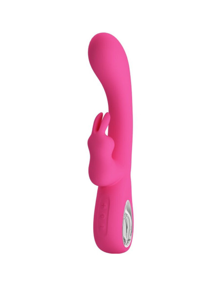 PRETTY LOVE - NOVAK RABBIT VIBRATOR 12 VIBRATIONS PINK