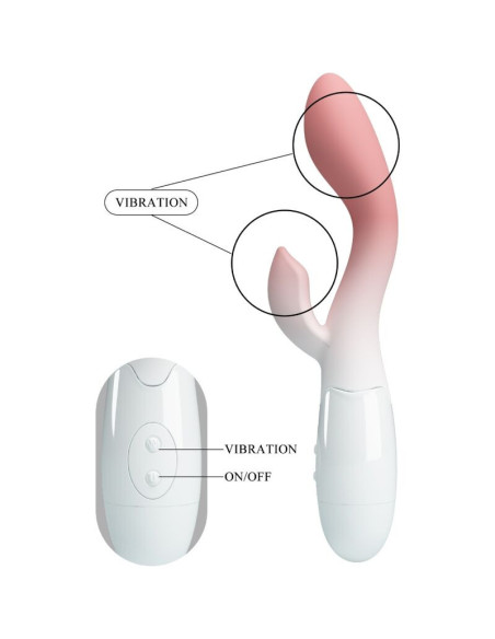 PRETTY LOVE - BRIGHTY G-SPOT VIBRATOR CLITORIS STIMULATOR 30 VIBRATIONS PINK
