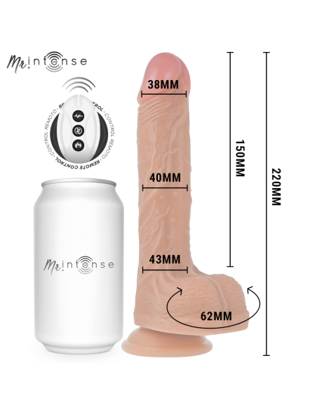 MR INTENSE - BALDWIN REALISTINIS VARPOS NUOTOLINIO VALDYMO PULTELIS 22 CM -O-4 CM