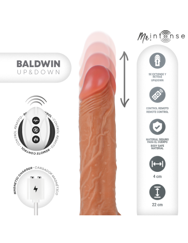 MR INTENSE - BALDWIN REALISTINIS VARPOS NUOTOLINIO VALDYMO PULTELIS 22 CM -O-4 CM