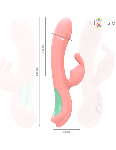 INTENSE - RACHEL RABBIT VIBRATOR 5 VIBRACIJOS ROŽINIS
