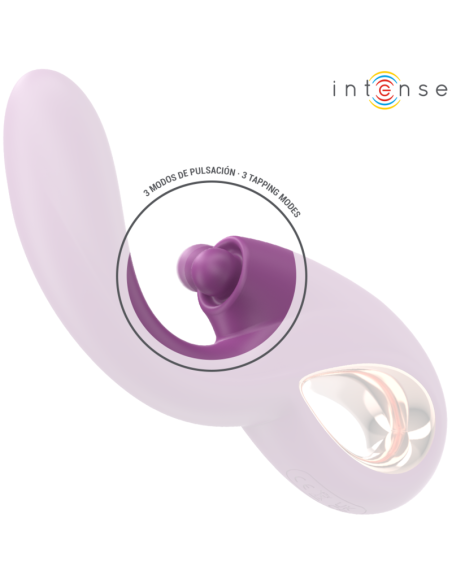 INTENSE - LALI DAUGIAFUNKCISG-SPOT  VIBRATORIAUS TAPPING ir THRUST ir VIBRATION PURPLE