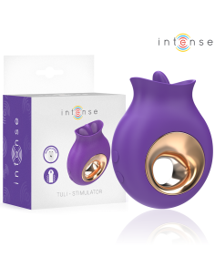 INTENSE - TULI CLITORIS STIMULATOR 9 VIBRATIONS and 9 OSCILLATIONS PURPLE
