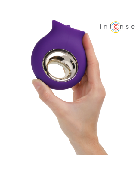 INTENSE - TULI KLITORIO STIMULIATORIUS 9 VIBRACIJOS IR 9 VIRSĖJIMAI VIOLETINĖ