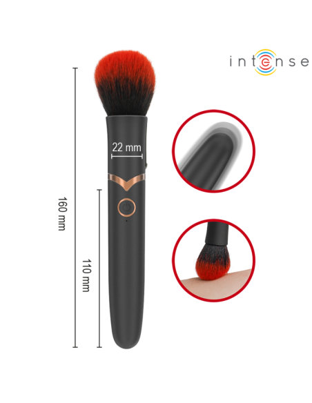INTENSE - EMILIA VIBRATING BRUSH 10 VIBRATIONS 16 CM