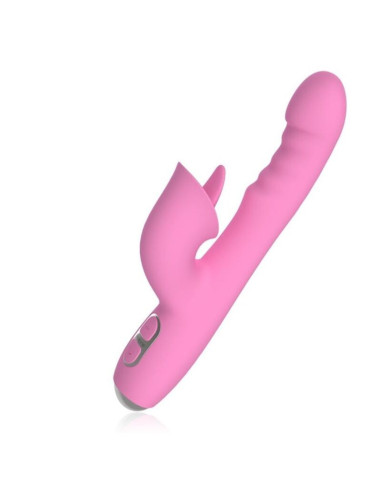 NALONE - T-MAY RABBIT VIBRATOR WITH PUSH AND OSCILLATING MOTION
