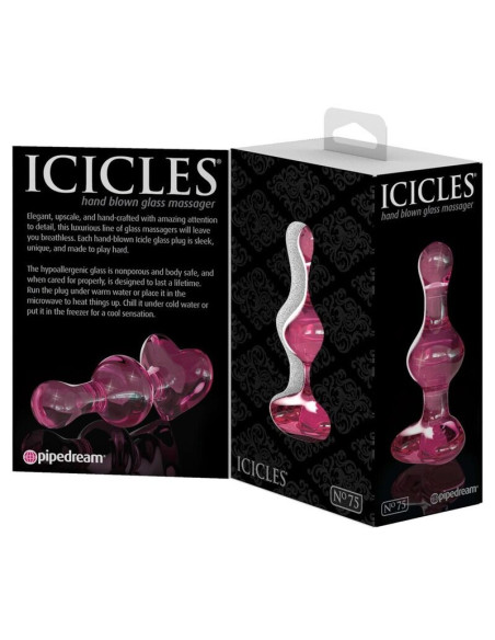 ICICLES - N. 75 GLASS DILDO