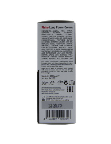HOT - RHINO LONG POWER CREAM 30 ML