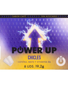WUG POWER UP – FUNCTIONAL CAFFEINE and MATE COFFEE FLAVOUR GUM BLISTER 8 PCS
