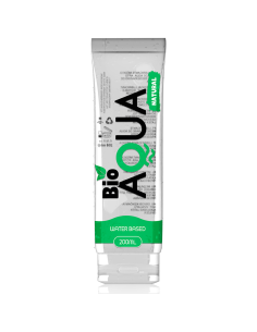 BIOAQUA - Lubrikantas, pagamintas iš natūralių ingredientų, vandens pagrindu, 200 ml