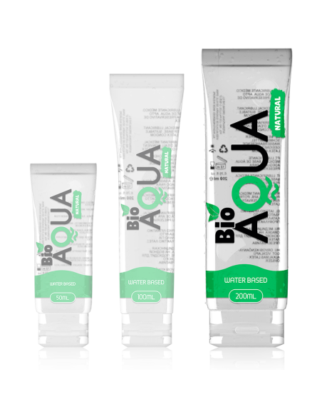 BIOAQUA - Lubrikantas, pagamintas iš natūralių ingredientų, vandens pagrindu, 200 ml