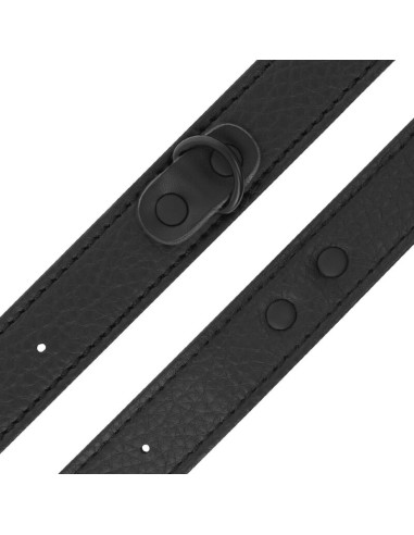 DARKNESS - WIDE THIN TEXTURED HANDCUFFS