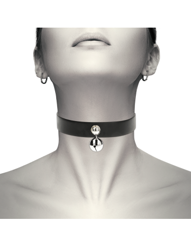 COQUETTE CHIC DESIRE - VEGAN LEATHER NECKLACE WOMAN RATTLE ACCESSORY